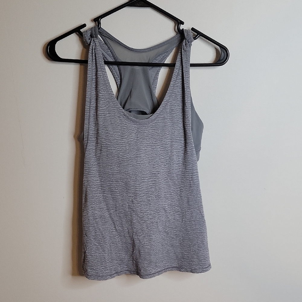Lululemon Gray Women's Tank Top/ Sport Bra Combo